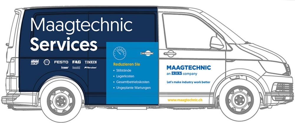 Bus de service pour la surveillance des conditions Économisez des coûts grâce à une maintenance intelligente : Notre service sur place pour vous.